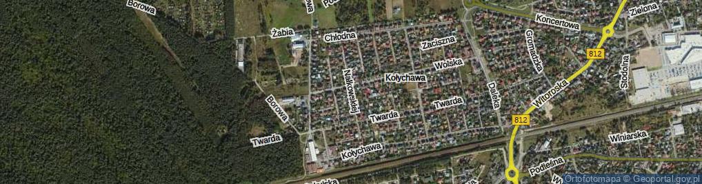 Zdjęcie satelitarne Nałkowskiej Zofii ul.